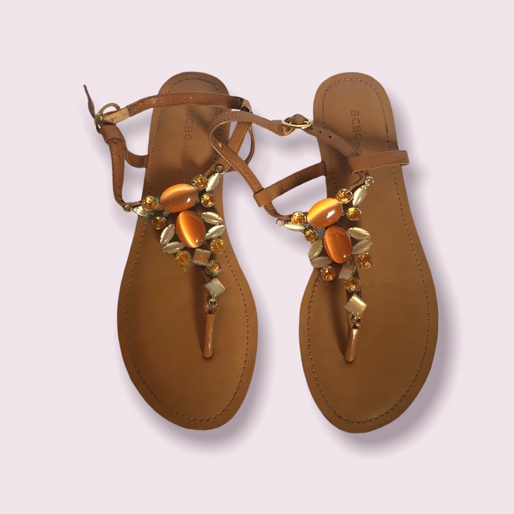 BCBGeneration Jeweled Sandals